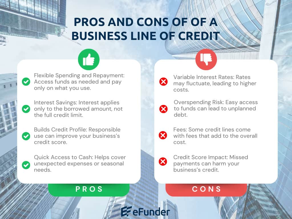 Pros and Cons of a Business Line of Credit